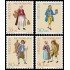 Suiza Switzerland 1343/46 1990 Pro patria  700 Años de arte y cultura MNH