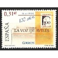España Spain 4386 2008 Diarios Centenarios La voz de Avilés MNH