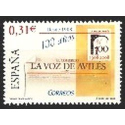 España Spain 4386 2008 Diarios Centenarios La voz de Avilés MNH España Spain 4386 2008 Diarios Centenarios La voz de Avilés MNH