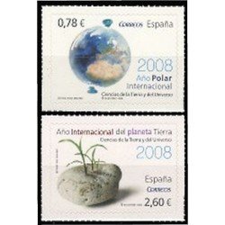 España Spain 4387/88 2008 Ciencias de la Tierra y del Universo MNH España Spain 4387/88 2008 Ciencias de la Tierra y del Universo MNH