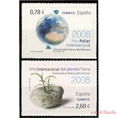 España Spain 4387/88 2008 Ciencias de la Tierra y del Universo MNH