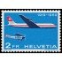 TRA1/S Suiza Switzerland A-46 1969 50 Aniv. del correo aéreo oficial Avión MNH
