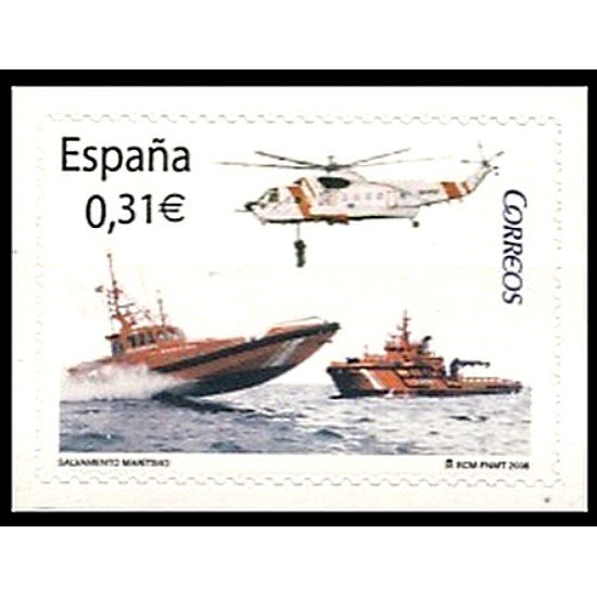 España Spain 4399 2008 Salvamento marítimo MNH España Spain 4399 2008 Salvamento marítimo MNH