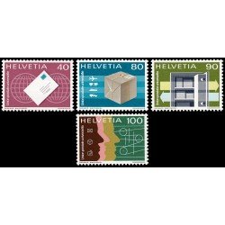 Suiza Switzerland Servicios 453/56 1976 Sellos del despacho inter. de la UPU MNH Suiza Switzerland Servicios 453/56 1976 Sellos del despacho inter. de la UPU MNH