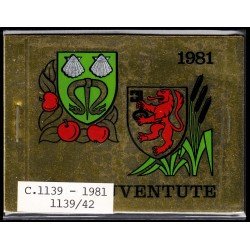 Suiza Switzerland Carnet C-1139 1981 Por la juventud Escudos comunales MNH Suiza Switzerland Carnet C-1139 1981 Por la juventud Escudos comunales MNH