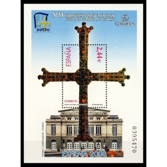 España Spain 4411 2008 Exposición Filatélica nacional Exfilna 2008 MNH España Spain 4411 2008 Exposición Filatélica nacional Exfilna 2008 MNH