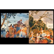 España Spain 4427/28 2008 Patrimonio tapices MNH