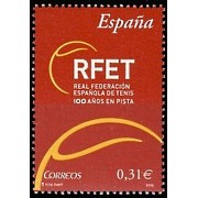 España Spain 4433 2008 Centenario de la Real Federación Española Tenis MNH