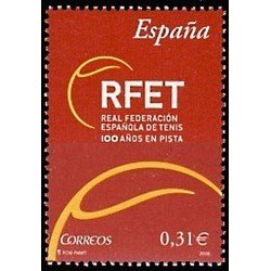España Spain 4433 2008 Centenario de la Real Federación Española Tenis MNH España Spain 4433 2008 Centenario de la Real Federación Española Tenis MNH