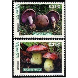España Spain 4436/37 2008 Micología MNH España Spain 4436/37 2008 Micología MNH
