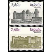 España Spain 4439/40 2008 Castillos MNH