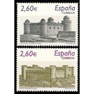 España Spain 4439/40 2008 Castillos MNH