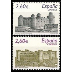 España Spain 4439/40 2008 Castillos MNH España Spain 4439/40 2008 Castillos MNH
