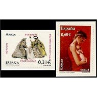 España Spain 4442/43 2008 Navidad MNH
