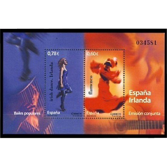 España Spain 4444 2008 Bailes populares MNH España Spain 4444 2008 Bailes populares MNH