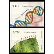 España Spain 4455/56 2009 Ciencia MNH