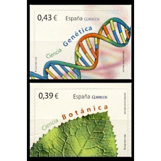 España Spain 4455/56 2009 Ciencia MNH España Spain 4455/56 2009 Ciencia MNH