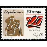 España Spain 4461 2009 Diarios Centenarios Diario de La Rioja MNH