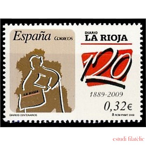 España Spain 4461 2009 Diarios Centenarios Diario de La Rioja MNH