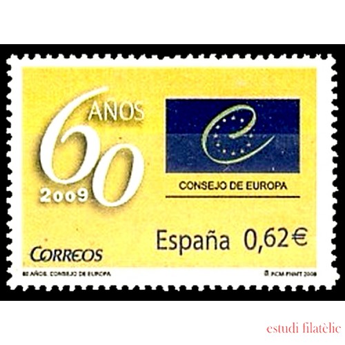 España Spain 4482 2009 LX Aniversario del Consejo de Europa MNH