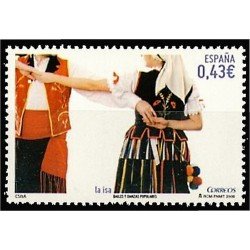 España Spain 4485/86 2009 Bailes y danzas populares MNH España Spain 4485/86 2009 Bailes y danzas populares MNH