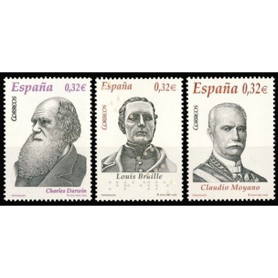 España Spain 4498/00 2009 Personajes MNH España Spain 4498/00 2009 Personajes MNH