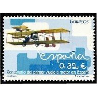 España Spain 4503 2009 Centenario del primer vuelo a motor MNH