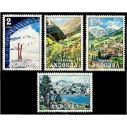 Andorra española 73/76 1972 Paisajes MNH Andorra española 73/76 1972 Paisajes MNH