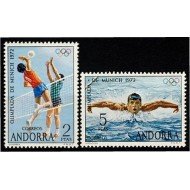 Andorra española 77/78 1972 Munich MNH