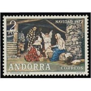 Andorra española 79 1972 Navidad MNH Andorra española 79 1972 Navidad MNH