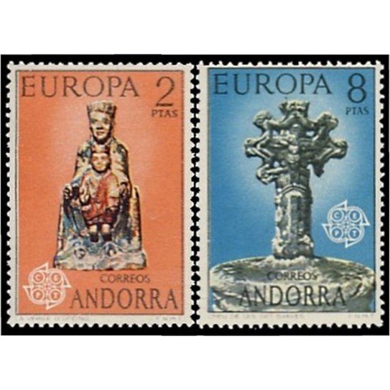 Andorra Española 89/90 1974  Europa MNH