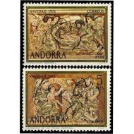 Andorra Española 94/95 1974 Navidad 74 MNH