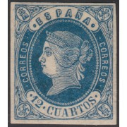 España Spain 59 1862  Isabel II MH 