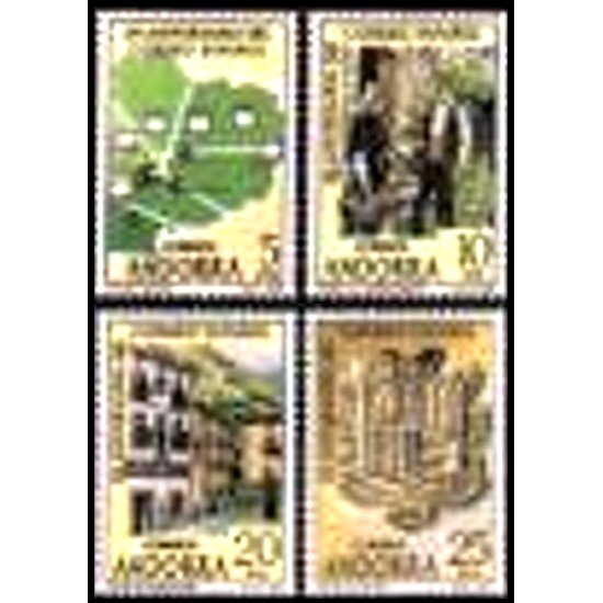 Andorra Española 112/15 SH116A/D 1978 Correo español MNH