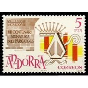 Andorra Española 119 1978 Pereatges MNH Andorra Española 119 1978 Pereatges MNH