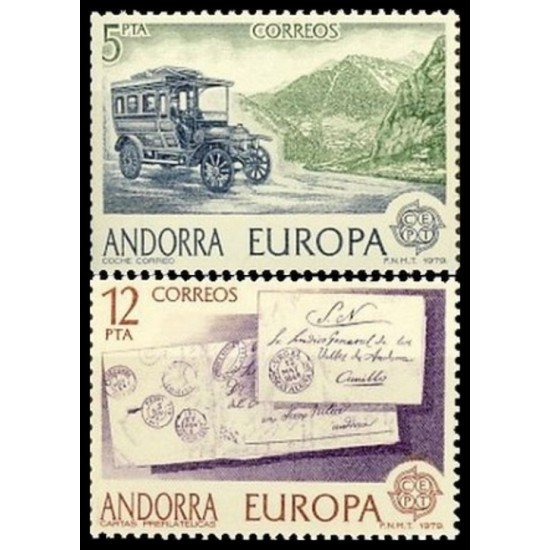 Andorra Española 125/26 1979 Europa MHN
