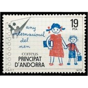 Andorra Española 127 1979 Año Internacional del Niño MNH 