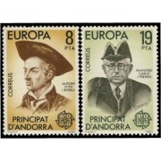 Andorra Española 133/34 1980 Europa MNH Andorra Española 133/34 1980 Europa MNH