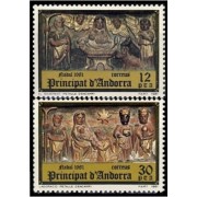Andorra Española 144/45 1981 Navidad 81 Andorra Española 144/45 1981 Navidad 81