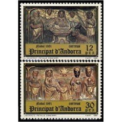 Andorra Española 144/45  1981 Navidad 81