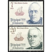 Andorra Española 146/47 1981 Copríncipes MNH Andorra Española 146/47 1981 Copríncipes MNH