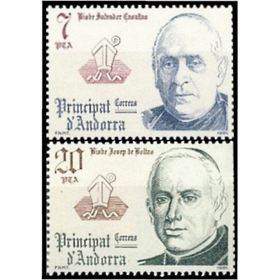 Andorra Española 146/47 1981 Copríncipes MNH