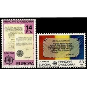 Andorra Española 157/58 1982 Europa MNH Andorra Española 157/58 1982 Europa MNH
