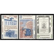Andorra Española 163/65 1982 Centenarios MNH Andorra Española 163/65 1982 Centenarios MNH