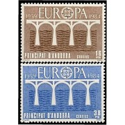 Andorra Española 179/80 1984 Europa MNH Andorra Española 179/80 1984 Europa MNH