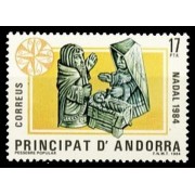 Andorra Española 183 1984 Navidad 84 MNH Andorra Española 183 1984 Navidad 84 MNH