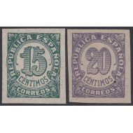 España Spain Variedad Lote 747sa + 748sa 1938 Cifras