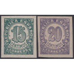 España Spain Variedad Lote 747sa + 748sa 1938 Cifras España Spain Variedad Lote 747sa + 748sa 1938 Cifras
