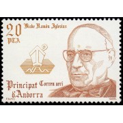 Andorra Española 186 1985 Copríncipes MNH Andorra Española 186 1985 Copríncipes MNH