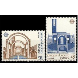 Andorra Española 196/97 1987 Europa MNH